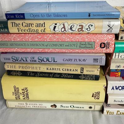 U1062 Lot of Self Help Books