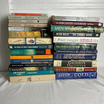 U1065 Large Nautical Book Lot