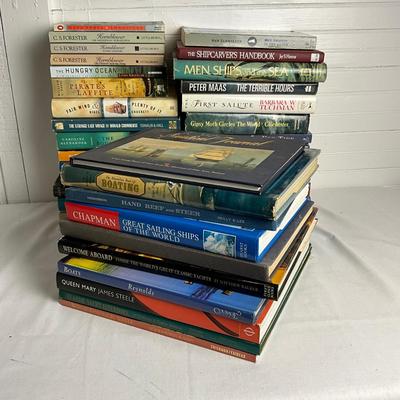 U1065 Large Nautical Book Lot