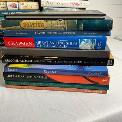 U1065 Large Nautical Book Lot
