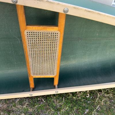 O1109 Vintage 16' Old Town Canoe with Dolly