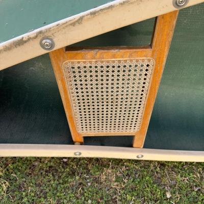 O1109 Vintage 16' Old Town Canoe with Dolly