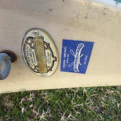 O1109 Vintage 16' Old Town Canoe with Dolly