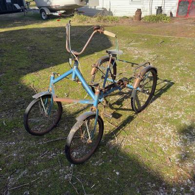 O1111 Vintage Hedstom 4 Wheel Cycle