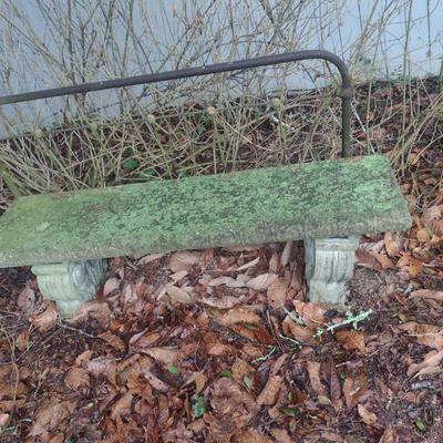 Concrete Garden Sitting Bench