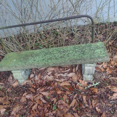 Concrete Garden Sitting Bench