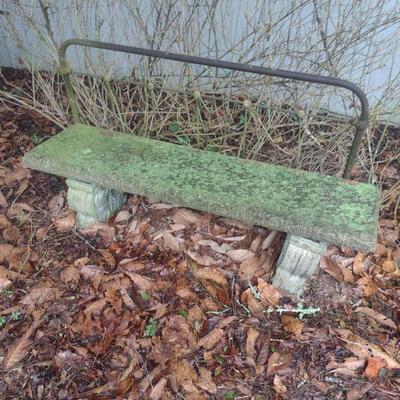 Concrete Garden Sitting Bench