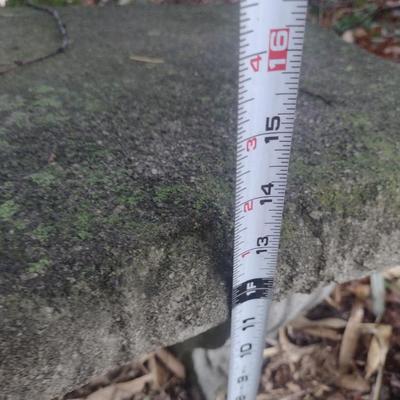 Curved Concrete Garden Sitting Bench