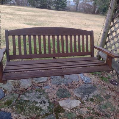 Wooden Hanging Garden/ Porch Swing