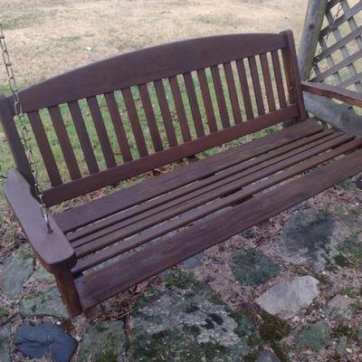 Wooden Hanging Garden/ Porch Swing