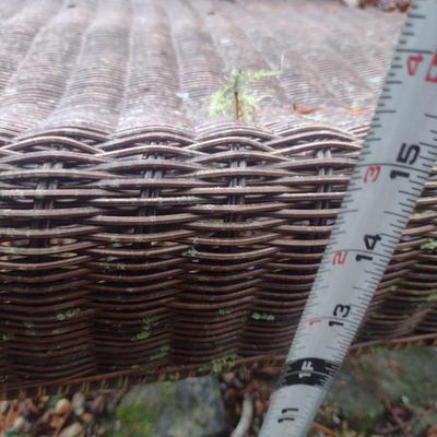 Woven Synthetic Wicker Loveseat