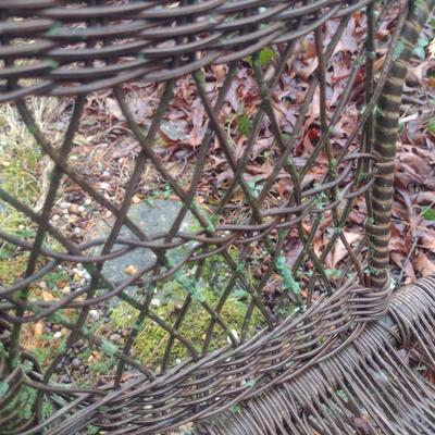 Woven Synthetic Wicker Loveseat