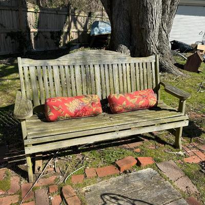 O 1119 Salt Treated Wooden Bench