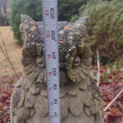 Owl Design Concrete Statue