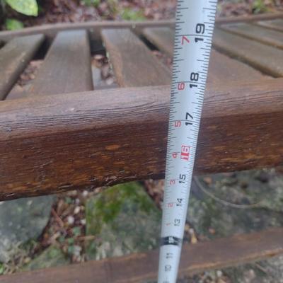 Wooden Glider Rocking Loveseat