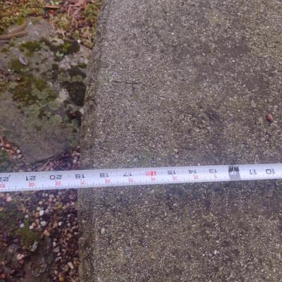 Curved Concrete Garden Sitting Bench- Choice B