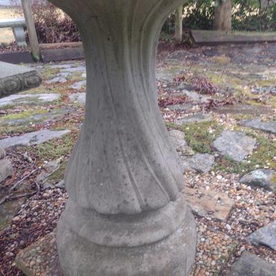 Round Concrete Garden Table