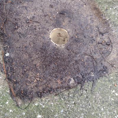 Round Concrete Garden Table