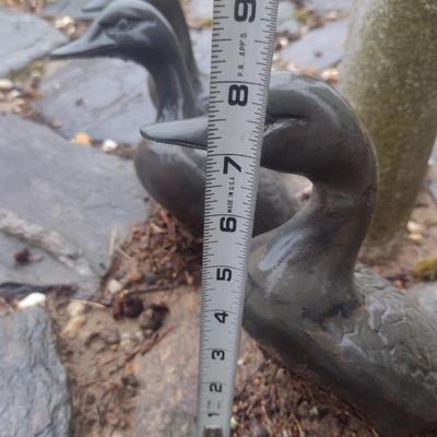 Family of Cast Metal Ducks- 4 Pieces