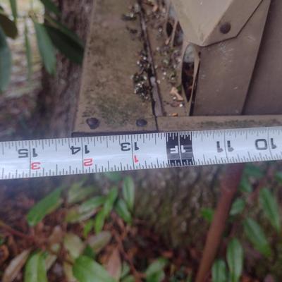 Metal Bird Feeder on Stake