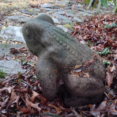 Large, Heavy Concrete Frog Statue