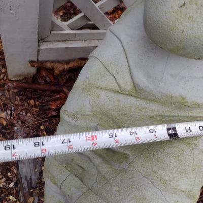 Vintage Concrete Statue- Lounging Maiden