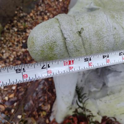 Vintage Concrete Statue- Lounging Maiden