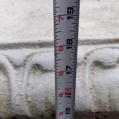 Concrete Garden Sitting Bench with Lion Design Supports