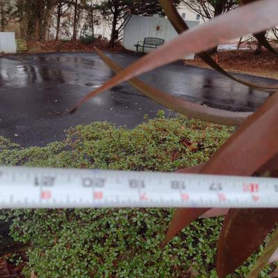 Metal Whirligig Garden Art