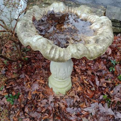 Concrete Bird Bath