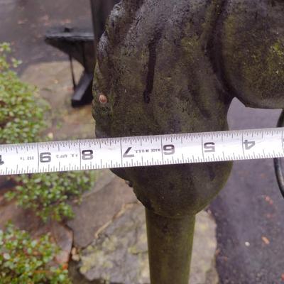 Metal Horse Head Design Hitching Post