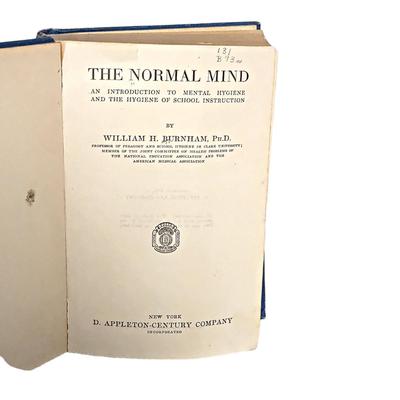 4 Antique Educational Books: Intellectual Arithmatic, Elementary Spelling x 2 & The Normal Mind