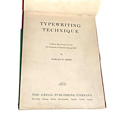3 Antique Books: The Science of Baseball, Italy's Great Horror of Earthquakes and Tidal Waves & Typewriting Techniques