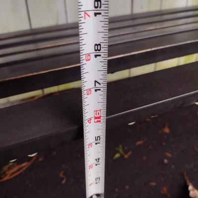 Metal Frame Garden Sitting Bench