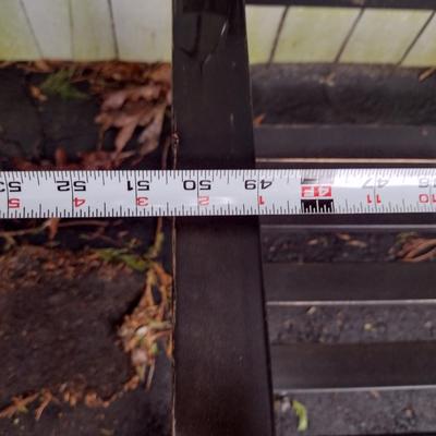 Metal Frame Garden Sitting Bench