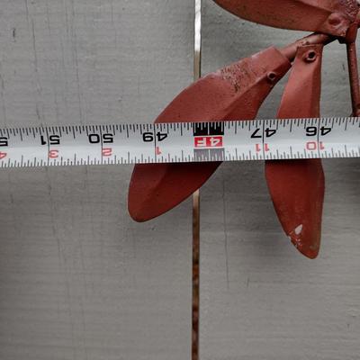 Metal Leaf Design Wall Art for Garden/Patio