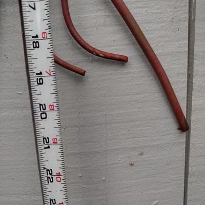 Metal Leaf Design Wall Art for Garden/Patio