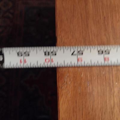 Vintage MCM Solid Wood Metal Tab Leg Drop Leaf Dining Table with Six Cane Backed Chairs- Possibly Drexel