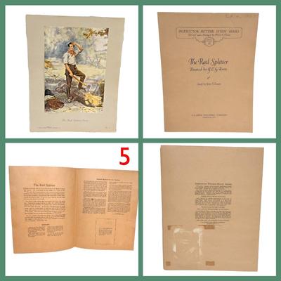 Vintage Great Pictures Children Will Enjoy Portfolio - Art Education Materials
