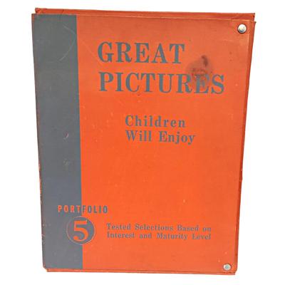 Vintage Great Pictures Children Will Enjoy Portfolio - Art Education Materials