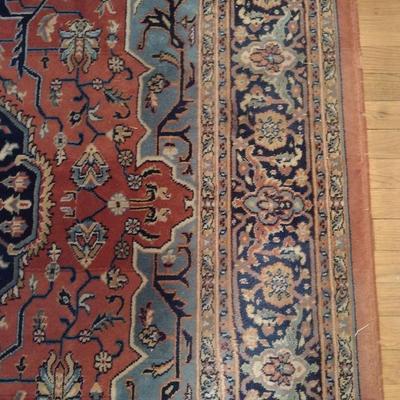 Colorful Wool Pile Area Rug (DR)