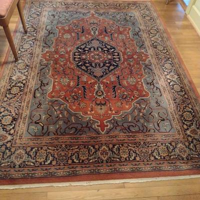 Colorful Wool Pile Area Rug (DR)