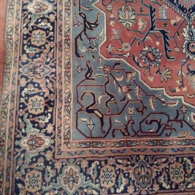 Colorful Wool Pile Area Rug (DR)