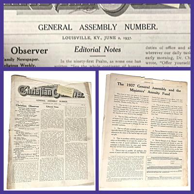 4 Antique Issues of The Christian Observer