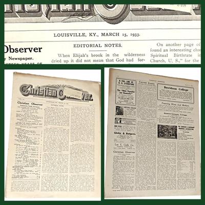 4 Antique Issues of The Christian Observer