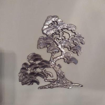 Solid Brass Tree of Life Wall Decor