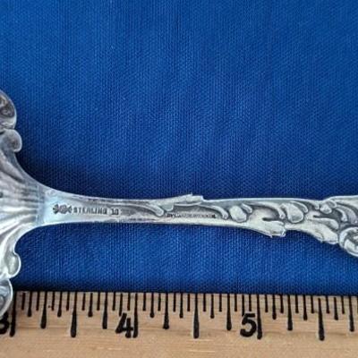 Antique Victorian Sterling Silver Serving Spoon Gladstone by Whiting 1891