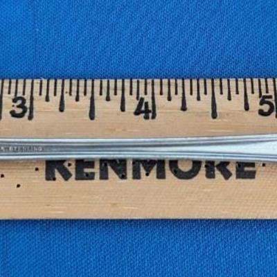 6 (six) Antique Iced Tea Spoons Chantilly (Sterling, 1895, Lion-Anchor-G) by GORHAM SILVER