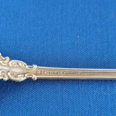 6 (six) Antique Iced Tea Spoons Chantilly (Sterling, 1895, Lion-Anchor-G) by GORHAM SILVER