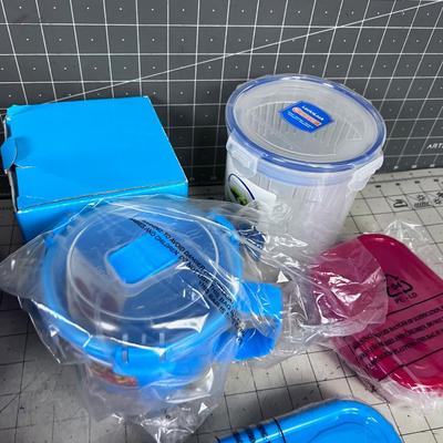 Lock & Lock Food Storage, Mostly New 